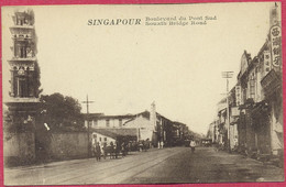 Boulevard Du Pont Sud Singapour, South Bridge Road Singapore Souxth_TTB CPA Vintage_(n°PCard178) - Singapore