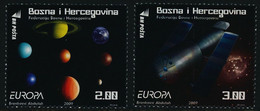 SALE!!! BOSNIA HERZEGOVINA SARAJEVO 2009 EUROPA CEPT ASTRONOMY 2 Stamps MNH ** - 2009