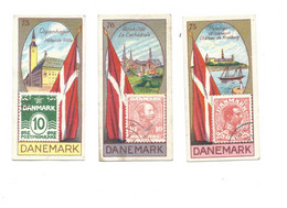 Chromos DANEMARK DENMARK Flag Drapeau Stamp Timbre Bien 2 Scans Rare 60 X 30 Mm Pub: Victoria - Victoria