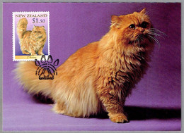 PERSIAN. Tarjeta Maxima-M.card -  Nueva Zelanda 1998 - $ 1.50 - Chats Domestiques