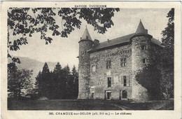 73  Chamoux  Sur Gelon  - Le Chateau  Avec Descriptif Au Verso - Chamoux Sur Gelon