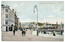 ISLE OF BUTE : ROTHESAY FROM ALBERT PLACE / ADDRESS - ROSLIN, CARPET WORKS (LYON) - Bute
