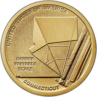 USA  - 1 Dollar, 2020D, American Innovation - Gerber Variable Scale - Connecticut, Unc - Verzamelingen