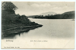 ISLE OF BUTE : ROTHESAY - LOCH FAD & PEAKS OF ARRAN - Bute