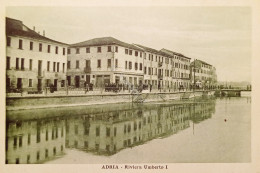 Cartolina - Adria ( Rovigo ) - Riviera Umberto I - 1928 - Rovigo