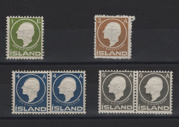 Islande - Effigie John Sigurdsson - Lot Neufs* Charnières - Unused Stamps