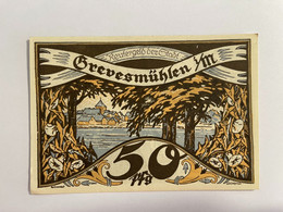 Allemagne Notgeld Grevensmuhlen 50 Pfennig - Collections
