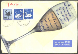 Mailed Cover With Stamps Fauma Birds 1971  From Japan - Lettres & Documents