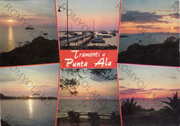 CARTOLINA  PUNTA ALA,GROSSETO,TOSCANA,TRAMONTI A PUNTA ALA,MARE,SOLE,MEMORIA,BELLA ITALIA,CULTURA,VIAGGIATA 1969 - Grosseto