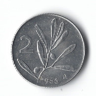2 LIRE – REPUBBLICA ITALIANA – 1956 - (220) - 2 Lire
