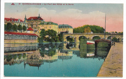 CPA 57 MOSELLE 31 SARREGUEMINES LE PONT DES ALLIES ET LA SARRE / COULEURS / C A A P STRASBOURG - Sarreguemines