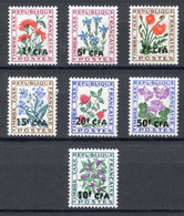 REUNION - TAXE N° 48 à 54  ⭐⭐ NEUF Luxe - MNH ⭐⭐ Cote 7.50 € - FLEURS FLOWER - 7 Valeurs Série Complète - Unused Stamps