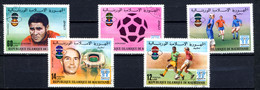 MAURITANIE 1977, Yvert 379/81 + PA, Football Argentina'78, 5 Valeurs, Oblitérés / Used. R051 - 1978 – Argentine