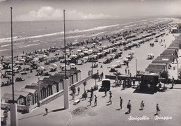 SENIGALLIA - ANCONA - CARTOLINA  - SPIAGGIA - Ancona