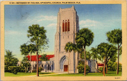 Florida Palm Beach Bethesda By The Sea Episcopal Church 1948 Curteich - Palm Beach