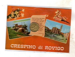 SALUTI DA CRESPINO Rovigo   NON  Viaggiata Anni - Rovigo