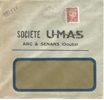 France Enveloppe Publicitaire Société UMAS  ARC & SENANS (25 Doubs) - Other & Unclassified