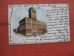 Auditorium Hotel.  1903 Cancel.    Chicago  - Illinois > Chicago          Ref 5453 - Chicago
