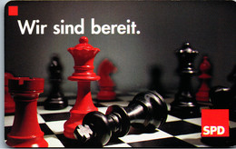 28665 - Deutschland - SPD , Wir Sind Bereit , Schach , Chess - R-Series : Regionali