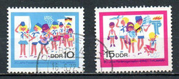 RDA. N°1128-9 De 1968 Oblitérés. Organisation Des Jeunes Pionniers. - Oblitérés