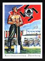 DR Postkarte Reichsparteitag Nürnberg - Propaganda 10 - Ungebraucht (TOP-Zustand) - Otros