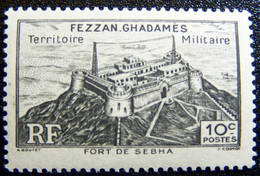 FEZZAN - 1946 - FORT DE SEBHA - YT N°28 NEUF ** - Neufs