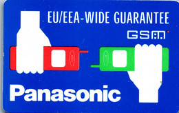 29012 -  - Panasonic Garantie Karte GSM , EU/EEA Wide Guarantee Card - Origen Desconocido