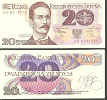 Poland P-149 20 Zlotych 1982 UNC - Polonia