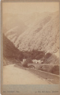 Photo Sur Carton 11cm X16,5 Cm. J. GEISER Alger -7 Rue Bab-Azoun Alger . LE RUISSEAU DES SINGES ( La Chiffa) - Alte (vor 1900)