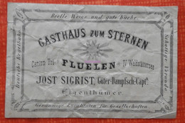 Gasthaus Zum Sternen, Canton Uri Fluelen Waldstättersee – Jost Sigrist - Après 1872 - Suisse