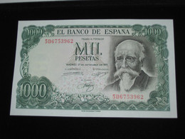 ESPAGNE - Mil 1000 Pesetas 1971 - El Banco De ESPANA   **** ACHAT IMMEDIAT ****    BILLET NEUF - [ 4] 1975-… : Juan Carlos I