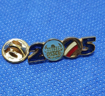 Rare Official Badge Pin Serbia & Montenegro Volleyball Federation Association From European Championship 2005 - Pallavolo