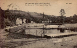 CHATEAU-DU-FAOU     ( FINISTERE )    LES BORDS DE L 'AULNE AU PONT DU ROI - Châteauneuf-du-Faou