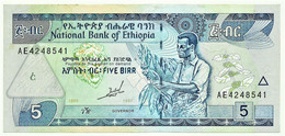 Ethiopia - 5 Birr - 1997 / EE 1989 - Pick 47.a - Sign. 5 - Ethiopia