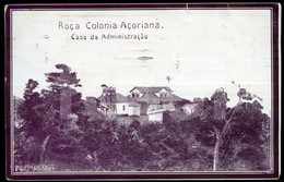 OLD POSTCARD CASA DA ROÇA COLONIA AÇORIANA SÃO TOMÉ E PRINCIPE AFRICA  AFRIQUE CARTE POSTALE - Sao Tome And Principe
