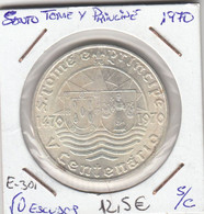 E0301 MONEDA SANTO THOME Y PRINCIPE 50 ESCUDOS 1970 SIN CIRCULAR 12,5 - Santo Tomé Y Príncipe