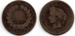 10 Centimes  1875 K Cérès B - D. 10 Centimes