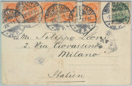 81894 - DENMARK - Postal History -  TRAIN AMBULANT Postmark  On POSTCARD  1902 - Cartas & Documentos