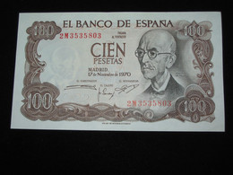 ESPAGNE - Cien  100 Pesetas 1970 - El Banco De ESPANA   **** ACHAT IMMEDIAT ****    BILLET SPL - [ 4] 1975-… : Juan Carlos I