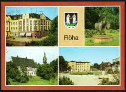 F5801 - TOP Flöha Schule - Verlag Bild Und Heimat Reichenbach - Flöha