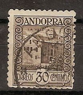 Andorra U 021d (o) Usado. 1929. Dent 11 1/2 - Usati
