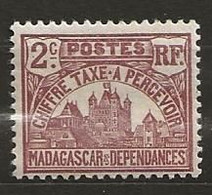 Timbre Madagascar Taxe Neuf * - Portomarken
