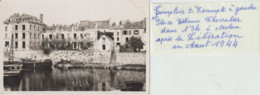 Dépt 77 - MELUN - Carte-photo Par LASSERON - Place Estienne Chevalier Après La Libération, Août 1944 - Melun