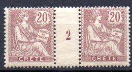 Crete: Yvert N° 8**; MNH; Millesime 2 - Neufs