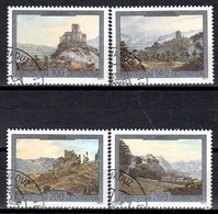 FL+ Liechtenstein 2011 Mi 1610-13 Burgen - Used Stamps