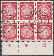 DDR - 1955 - Sestina Obliterata Di Yvert Servizio 25. - Used