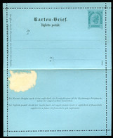 ÖSTERREICH Kartenbrief K17 Ascher K17a Italienisch Gez. L9.5 1890 Kat. 12,00 €+ - Cartes-lettres