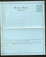 ÖSTERREICH Kartenbrief K17 Ascher K17b Italienisch Gez. K11 1890 Kat. 12,00 € - Carte-Lettere