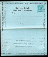 ÖSTERREICH Kartenbrief K18 Aacher K18b Italienisch-illyrisch Gez. K11 1890 Kat. 14,00 € - Postbladen