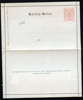 ÖSTERREICH Kartenbrief K22 Gez. L9.5 1890 Kat. 5,00 €+ - Postbladen